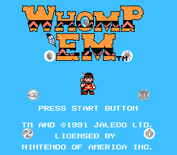 Whomp 'Em title screenshot